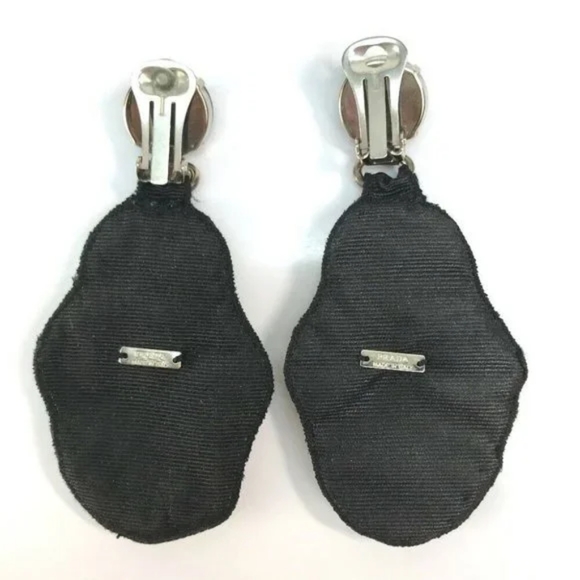 PRADA 1AJC91 TEST STONE EARRINGS - Picture 2 of 7